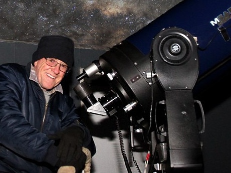 Astronomer James Barclay at the Kingaroy Observatory.