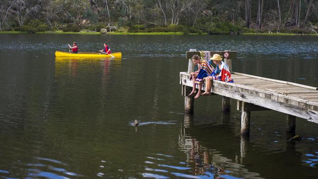 Lake Catani is a magnet for kids in summer. Picture: Parks Victoria.