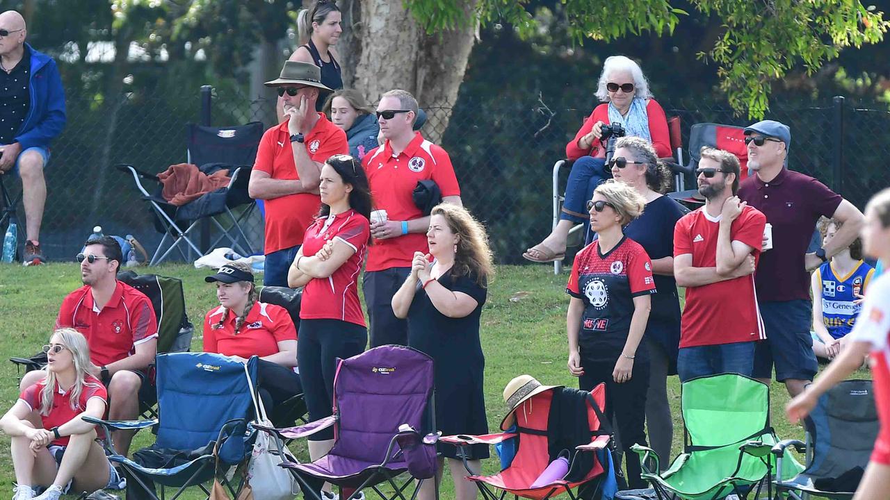 SOCCER: U 13 girls, Woombye V Nambour Yandina United. Picture: Patrick Woods.