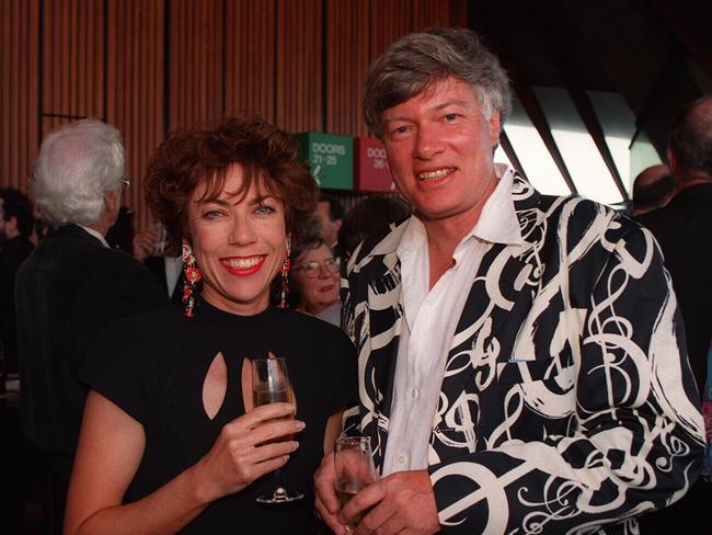 Mr Robertson had an amicable split from his wife, author Kathy Lette.