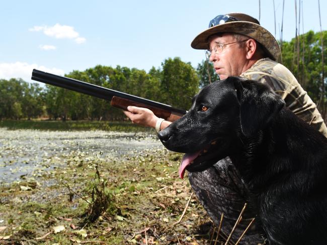 Bart Irwin says hunters need to keep cleaning up after themselves. Picture: NT NEWS