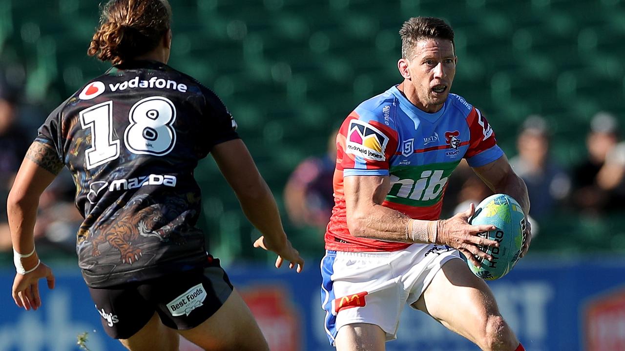 Kurt Gidley during the NRL Nines 2020 tournament.