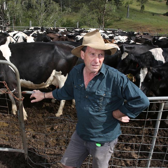 John Fairley at his farm in 2016.