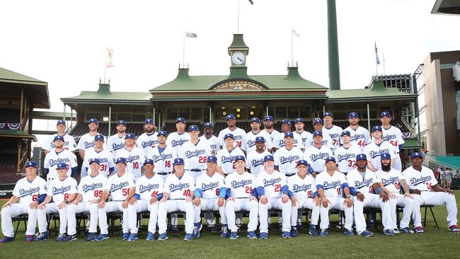 LA Dodgers player Adrian Gonzalez at the SCG