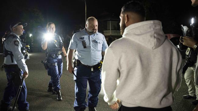 Text messages calling on the Assyrian Christian community to launch revenge attacks for the stabbing of a popular bishop spread rapidly across Sydney last night, after Bishop Mar Mari was stabbed. Picture: NCA NewsWire / Monique Harmer