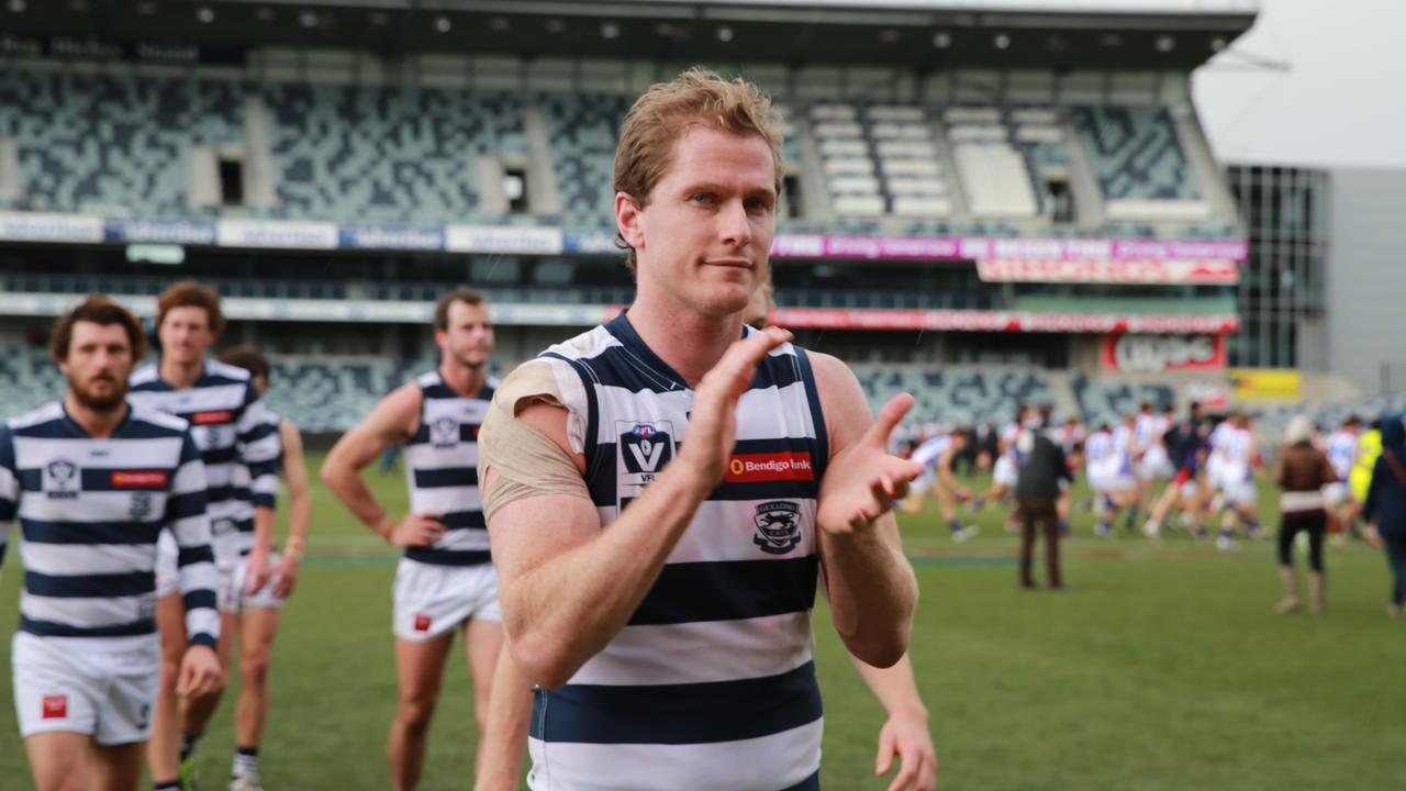 Troy Selwood captained Geelong’s VFL team after he left the Brisbane Lions. Picture: Peter Ristevski.