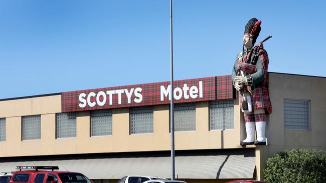 Scotty’s Motel’s Giant Scotsman. Picture: Dean Martin