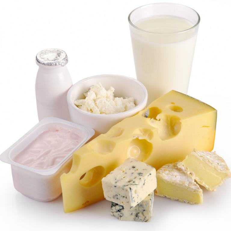Milk, cheese and yoghurt are great sources of calcium.
