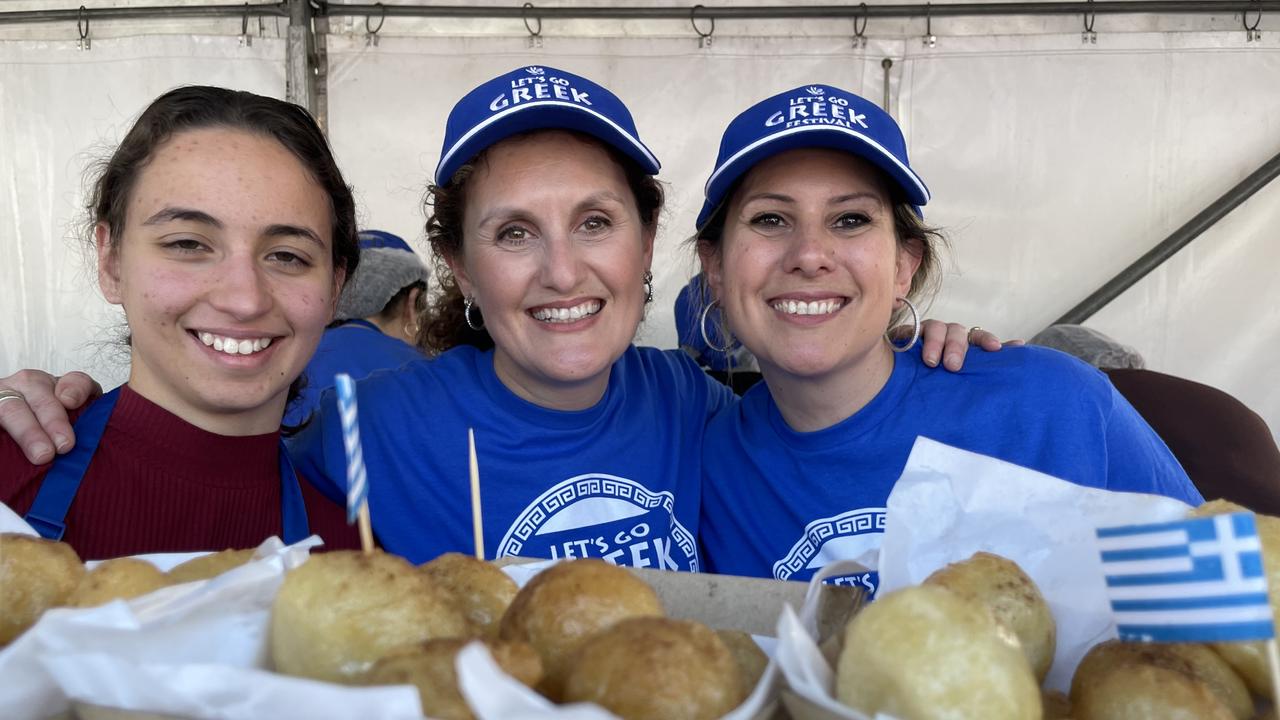 Katerina Kalogerakis, Dianne Makris and Helen Sotiras.