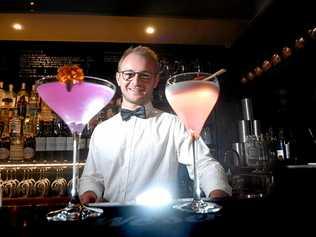 HERE'S TO HOWARD: The resident cocktail mixologist at The Loft in Lismore, Howard Johnson, will demonstrate how to make a great cocktail at a masterclass. Picture: Marc Stapelberg