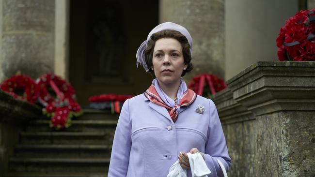 Olivia Colman as Queen Elizabeth in The Crown.