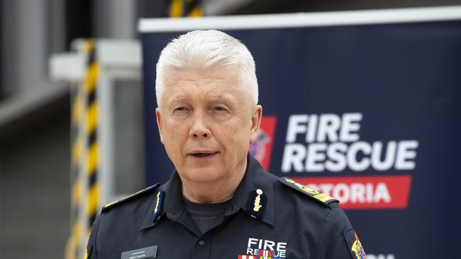 Fire Rescue Commissioner Ken Block. Picture: Sarah Matray/NCA NewsWire.