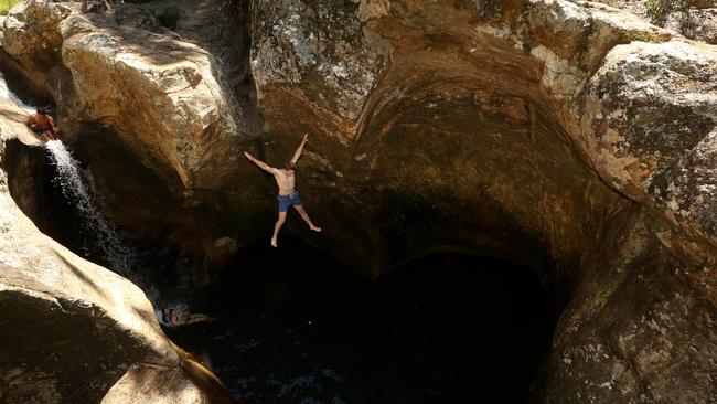 Killarney Glen is a popular swimming spot for the adventurous only. It takes a 2.5km trek through bush and rainforest. Picture: Scott Fletcher