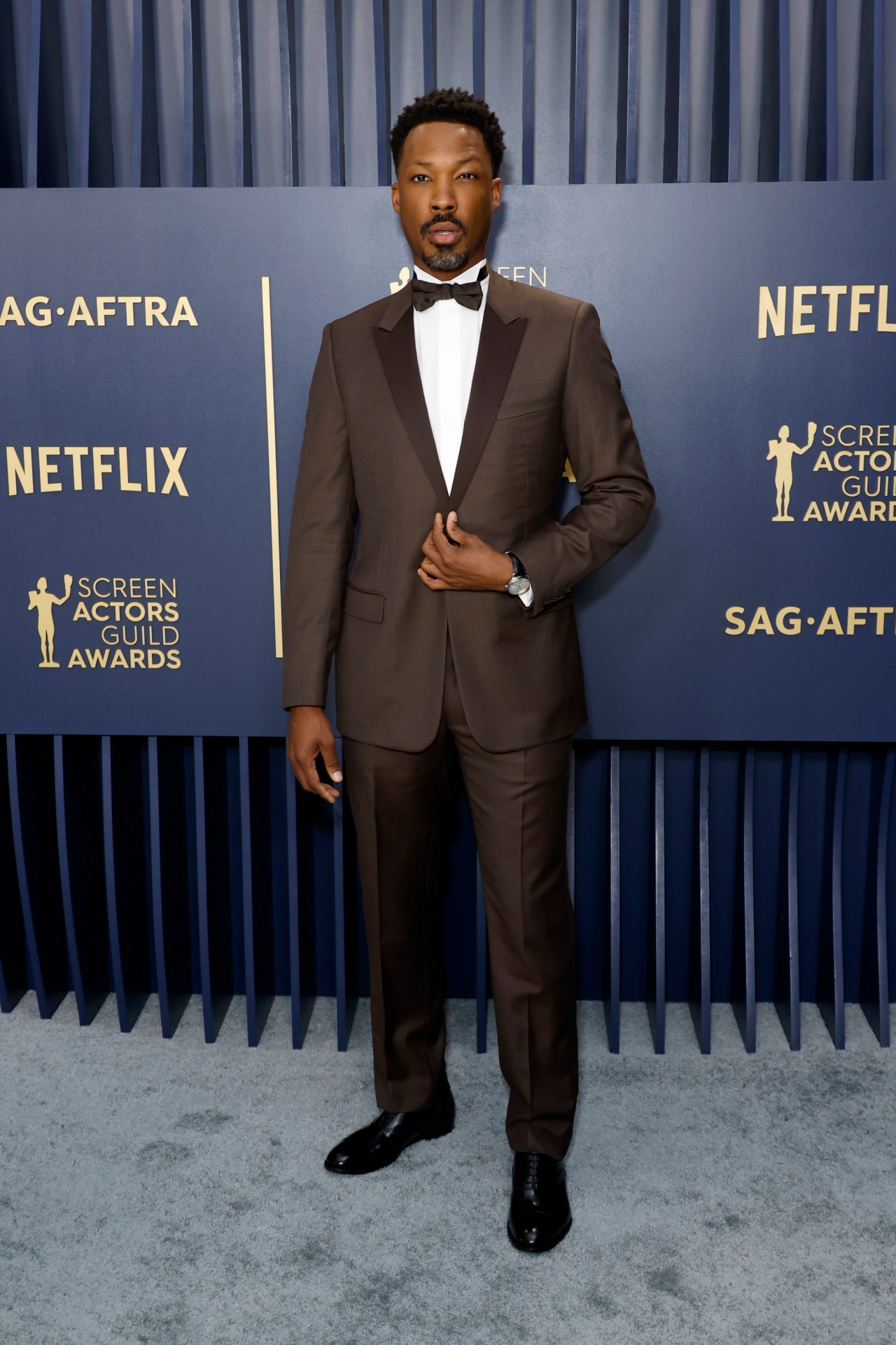 <p>Corey Hawkins in Dior</p>