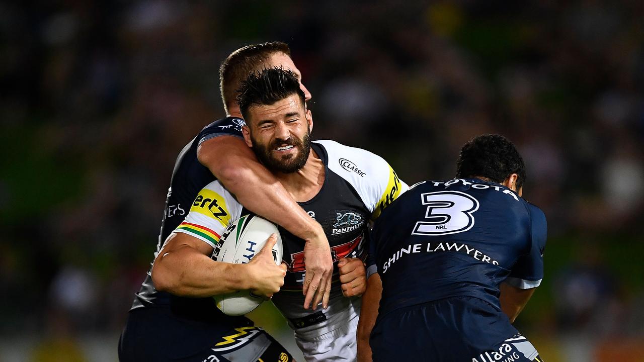 Josh Mansour in action against the Cowboys.