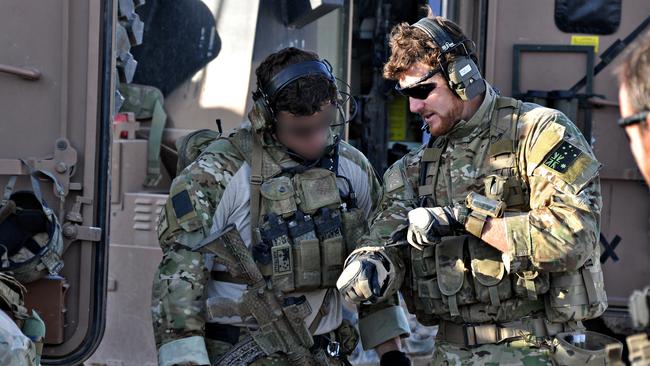 Ben Roberts-Smith on deployment with the Special Operations Task Group in Afghanistan. Picture: Department of Defence