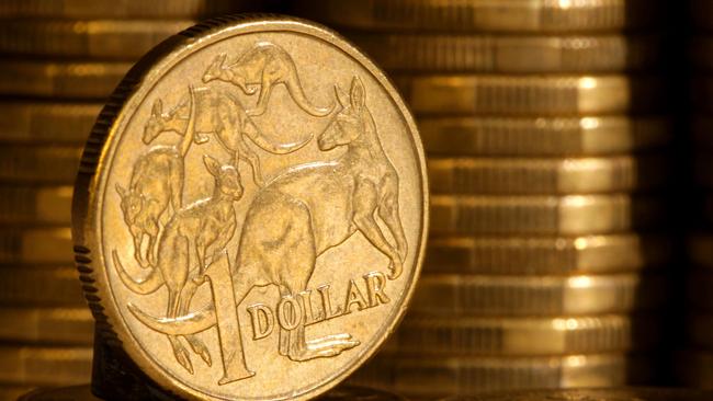 Australian one dollar coins