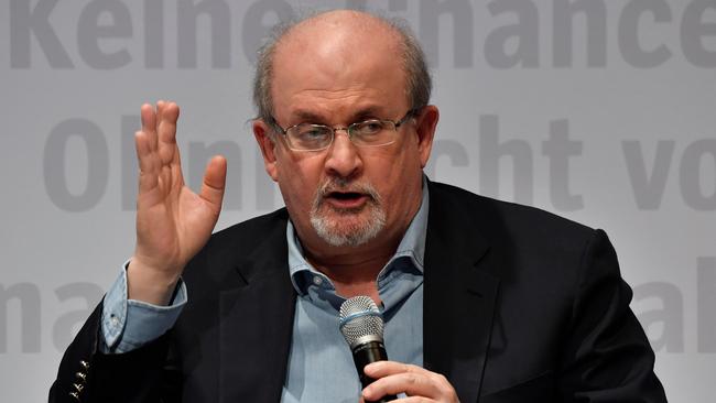 Sir Salman Rushdie. Picture: AFP