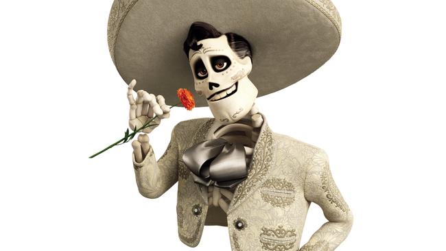 Character shot of Ernesto de la Cruz - voiced by Benjamin Bratt - from the Pixar Animated film Coco.