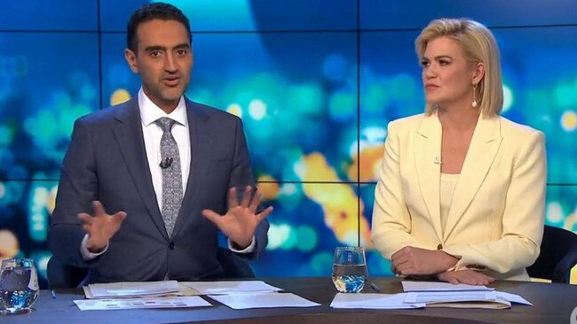 Waleed Aly on The Project.