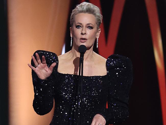 Radio host Amanda Keller called Tate out on her radio show last month for his misogynistic views on Melania. Picture: Brendon Thorne/Getty Images for AFI