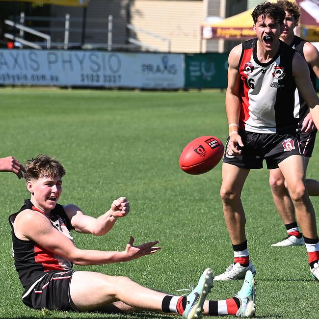 Morningside Vs Sherwood playing in the colts AFL semi final. Saturday September 7, 2024. Picture, John Gass