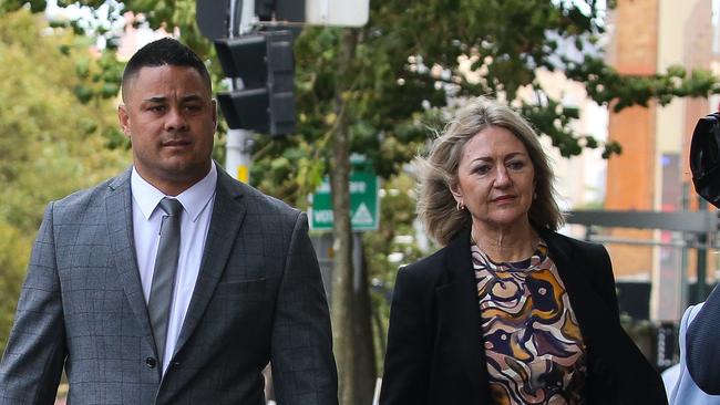 Mr Hayne with his defence barrister Margaret Cunneen SC. Picture: NCA Newswire / Gaye Gerard.