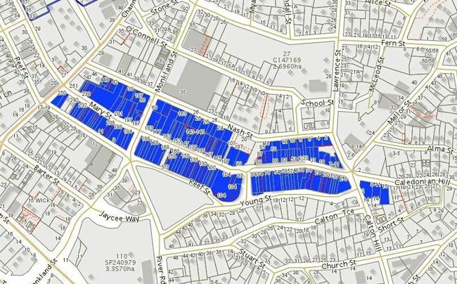 The Gympie CBD has a three-storey limit. Picture: Gympie Regional Council