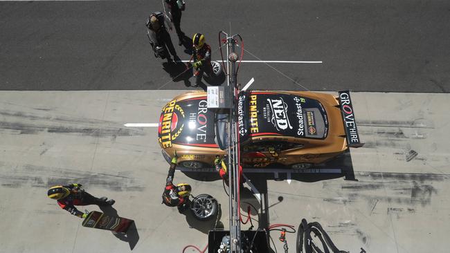 David Reynolds copped a safety car penalty in a massive blow for Grove Racing. Picture: Rohan Kelly