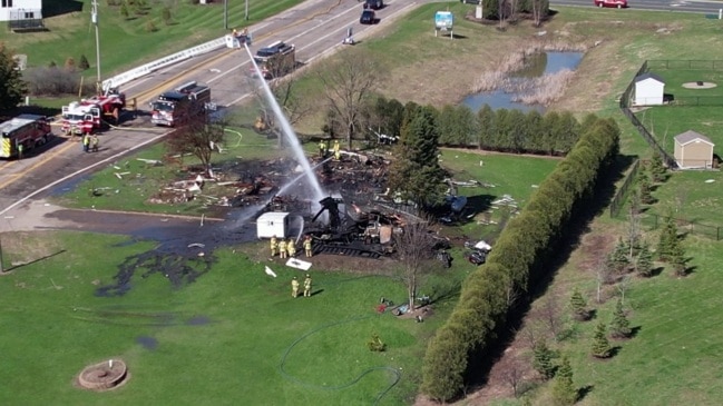 Home explodes in Otsego, Minn.