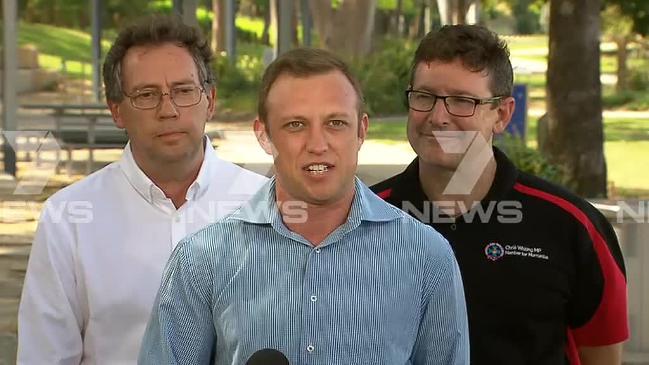 Candidate's awkward debut (7 News Brisbane)