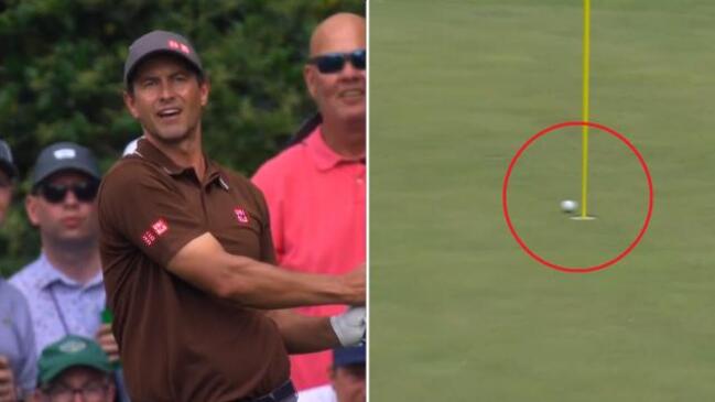 Adam Scott talks near miss for hole in one!