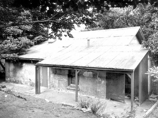 An undated photo of Cadman's Cottage, the oldest remaining dwelling in Sydney, before its restoration. Picture: Tim Collis-Bird.