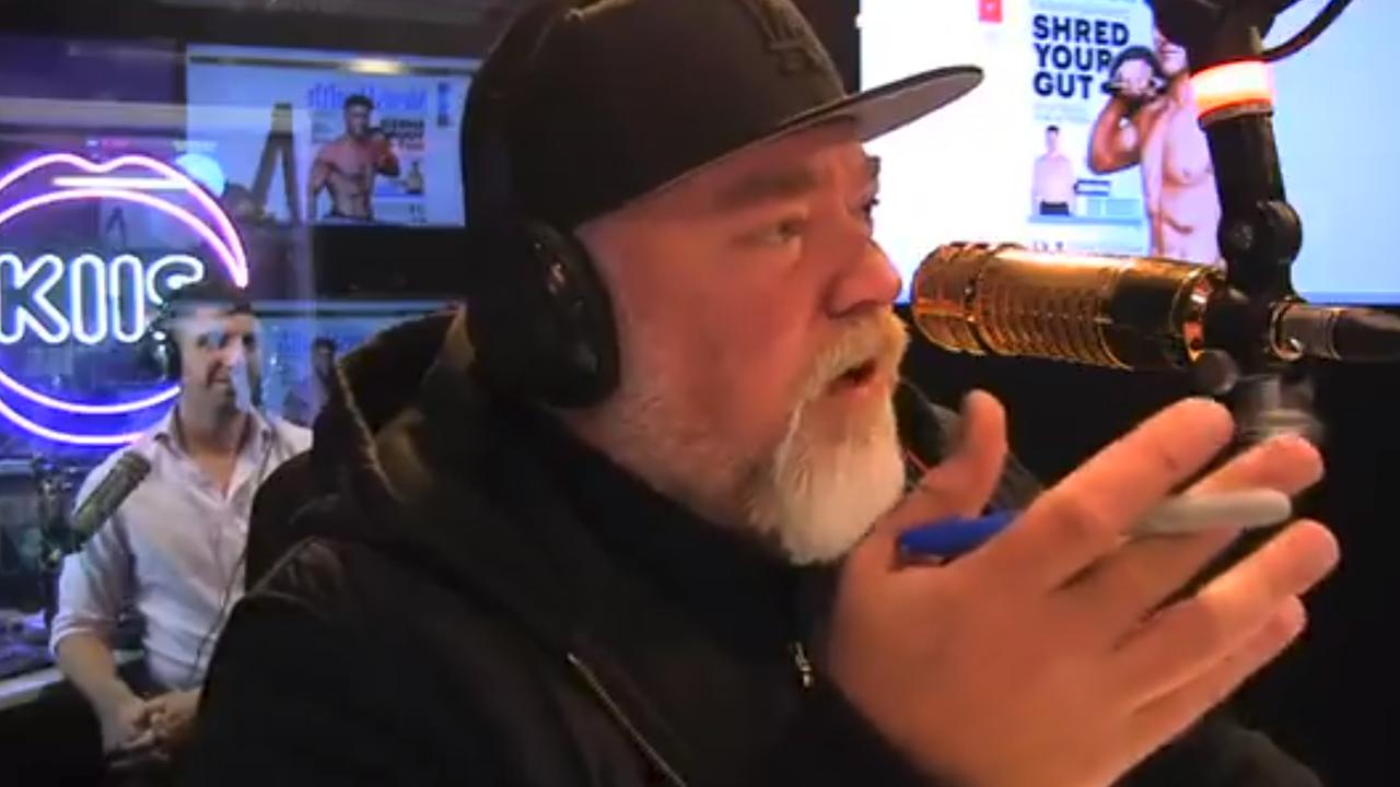 Kyle Sandilands laid into the cop on his morning radio show. Picture: KIIS FM