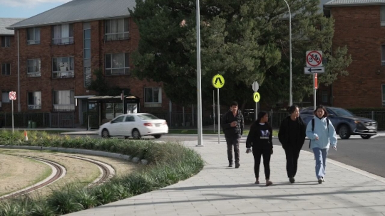 A $5.3m cycleway will connect Rosehill Public School and Maronite College of the Holy Family students to the Alfred Street Bridge at Parramatta, where the light rail project has reached a major milestone and earmarked bike-friendly trams.