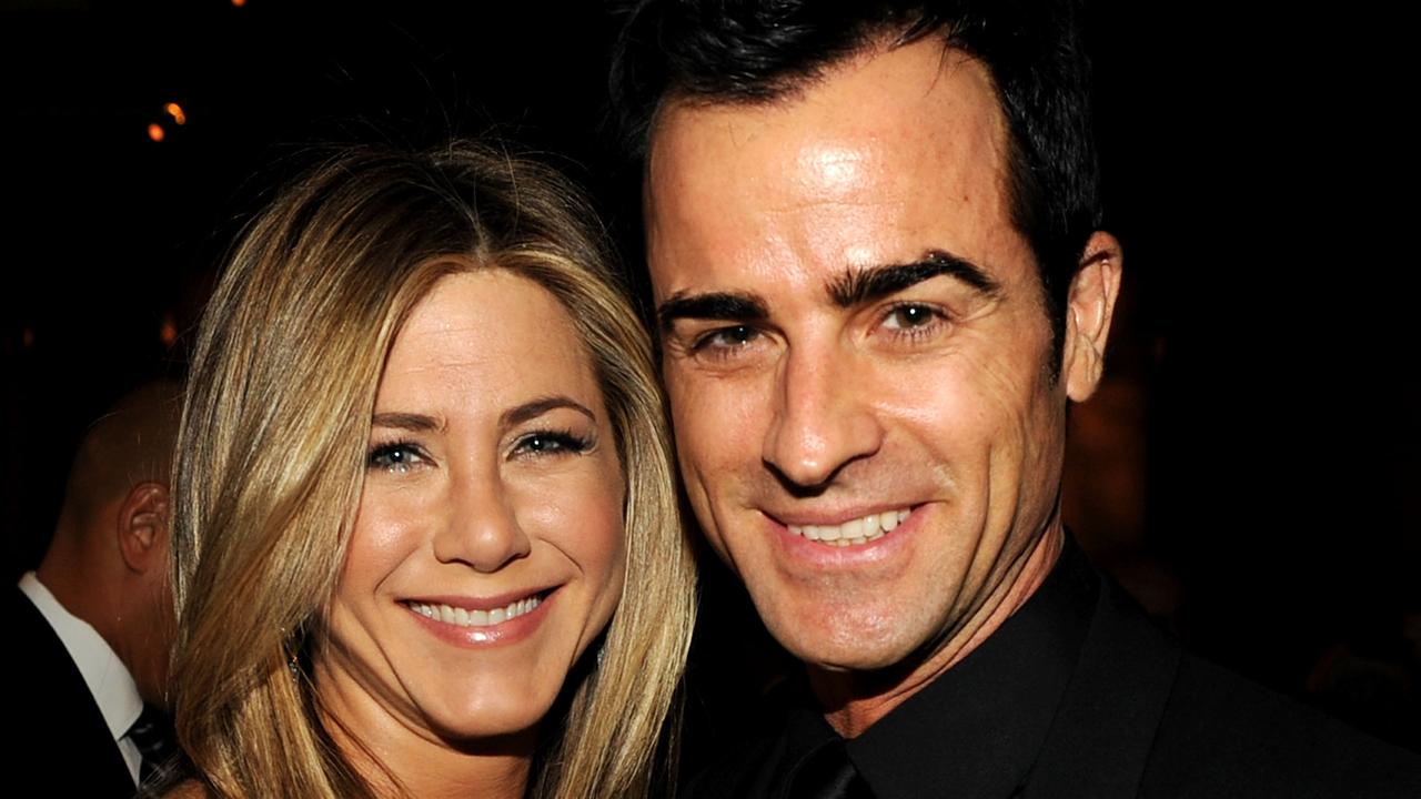 Jennifer Aniston and Justin Theroux. Picture: Getty 