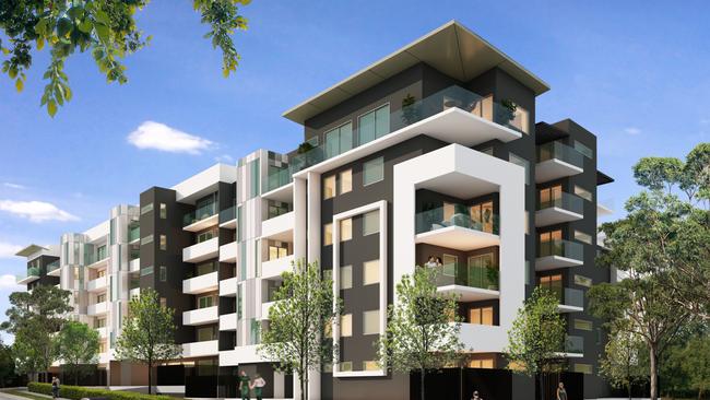 Artist’s impression of Mason Apartments at Seven Hills.