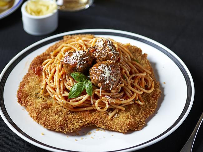 The loaded schnitzel meatball will be on the menu at The Bavarian, soon to open in Tuggerah