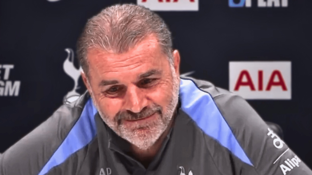 Ange's face when answering reporter says it all