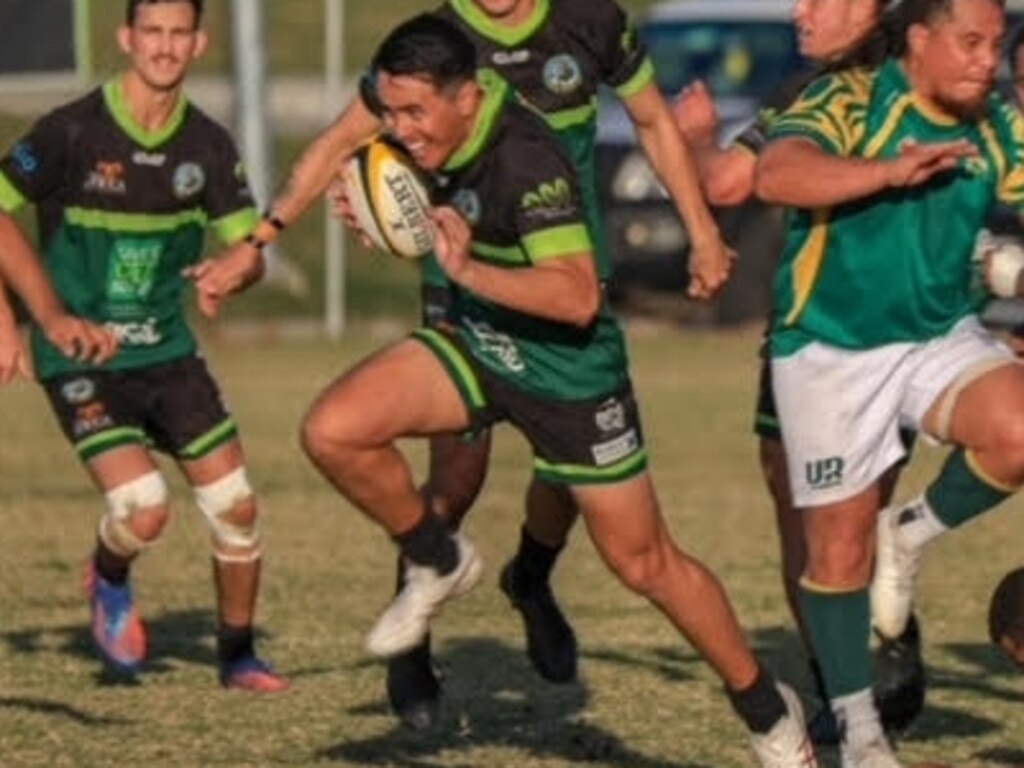 Proserpine Whitsunday’s Laki Faataape in action. Will the Raiders prevail in their third consecutive grand final? Picture: Supplied.