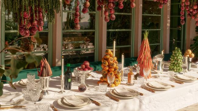 A table set at Los Angeles’s Flamingo Estate, which has become a lifestyle brand. Picture: Flamingo Estate