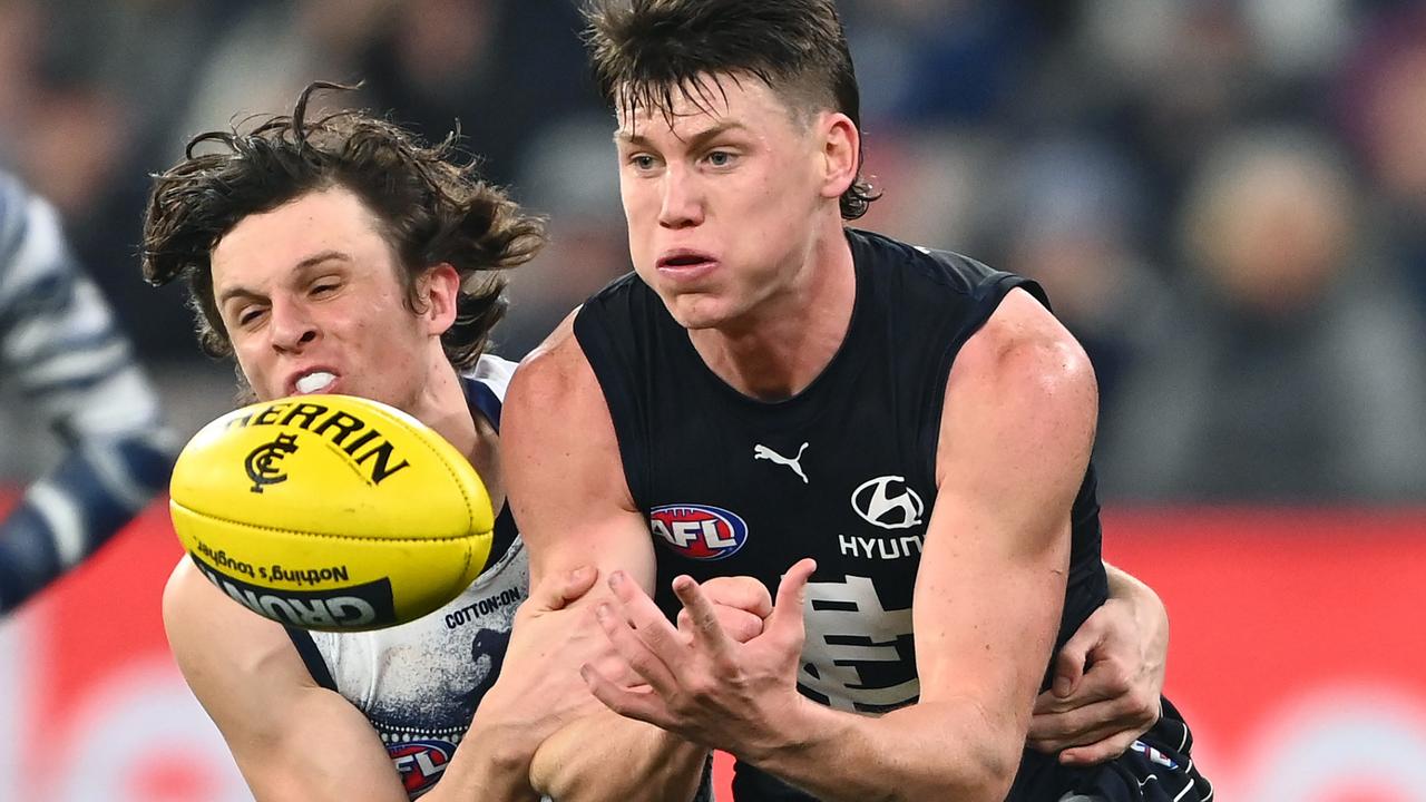 Sam Walsh is already one of the game’s best midfielders. Picture: Getty Images