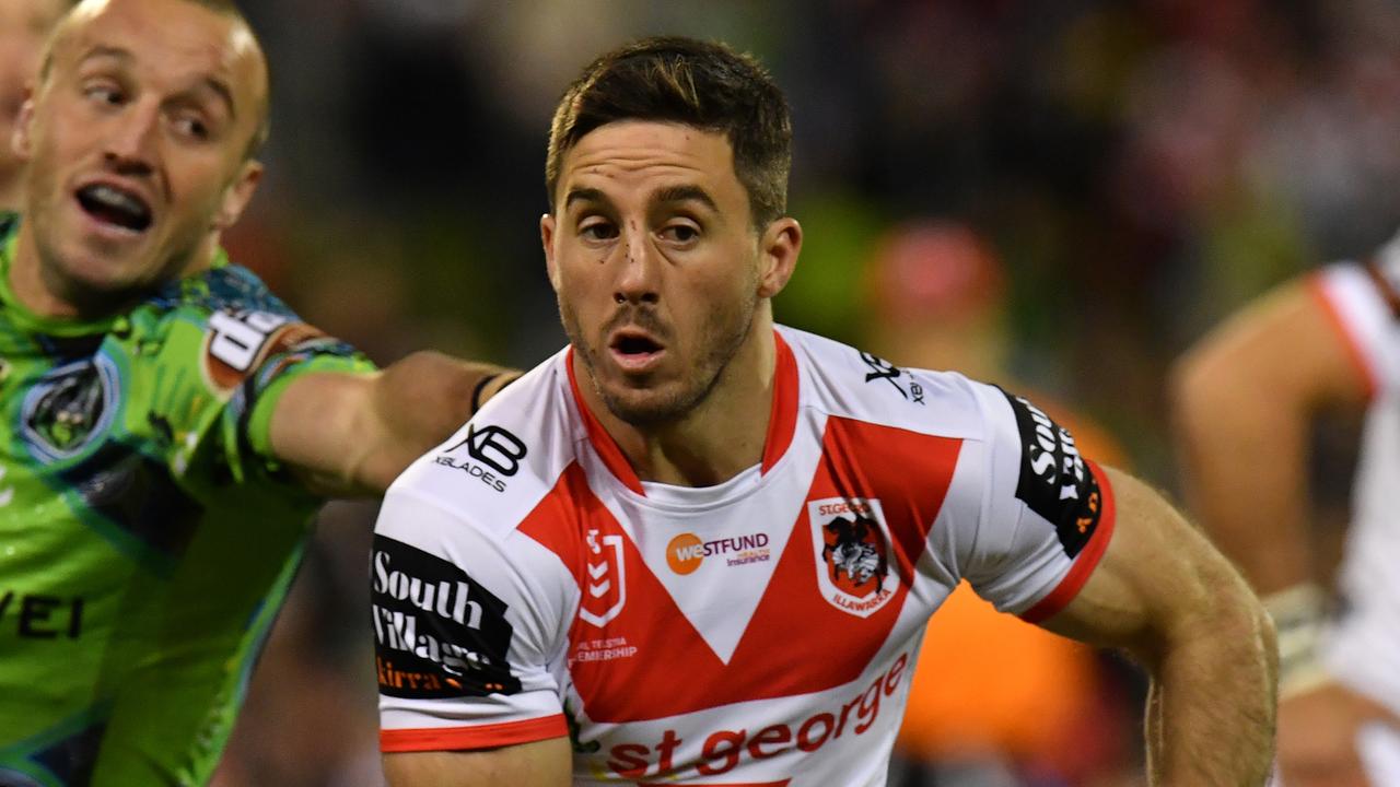 Ben Hunt was controversially rested by the Dragons in Round 18, about a week too late.