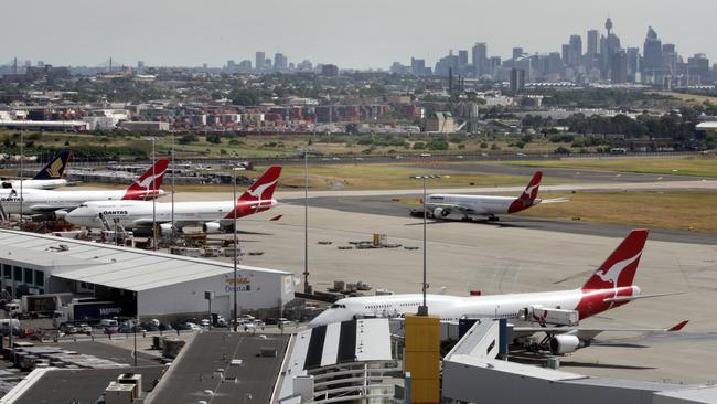 Border Force staff at Sydney airport have been involved in cases targeting penny-pinching parents. Picture: Chris Pavlich