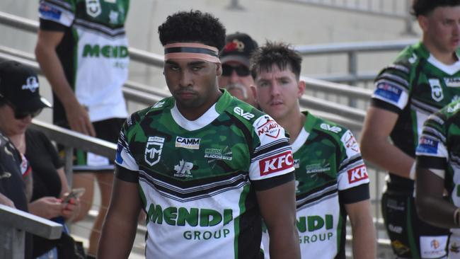 Meninga Cup semi-final action between the Ipswich Jets and Townsville Blackhawks. Saturday April 15, 2023.