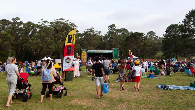 Last year’s Australia Day concert at North Ryde Commons in North Ryde. Picture: Picture: Jordan Shields