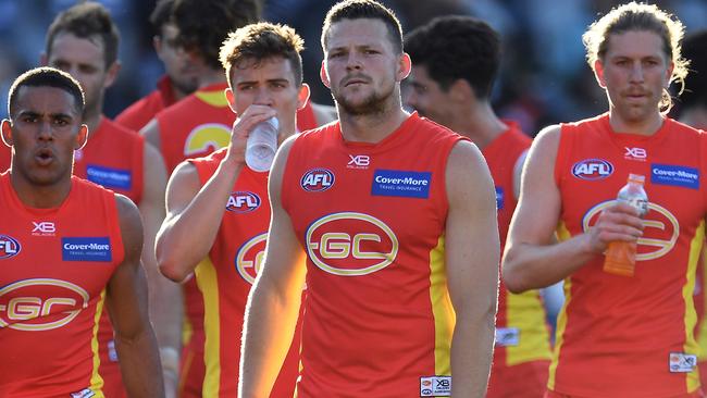 Collingwood is targeting Gold Coast’s Steven May. Picture: AAP Images