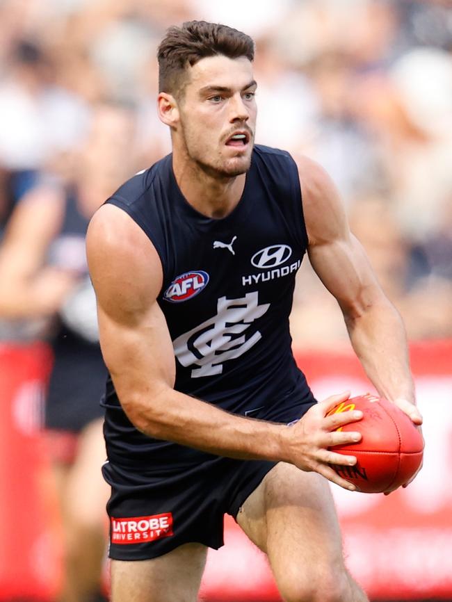 George Hewett was a great get for the Blues. Picture: Michael Willson/AFL Photos via Getty Images