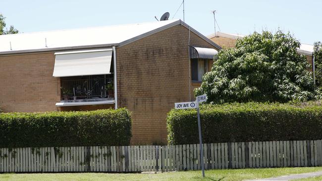 The social housing blocks on Errol Ave in Paradise Point. Photo: Tertius Pickard.