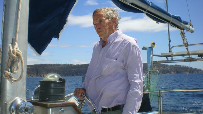 Bob Chappell on his yacht Four Winds in January 2009.